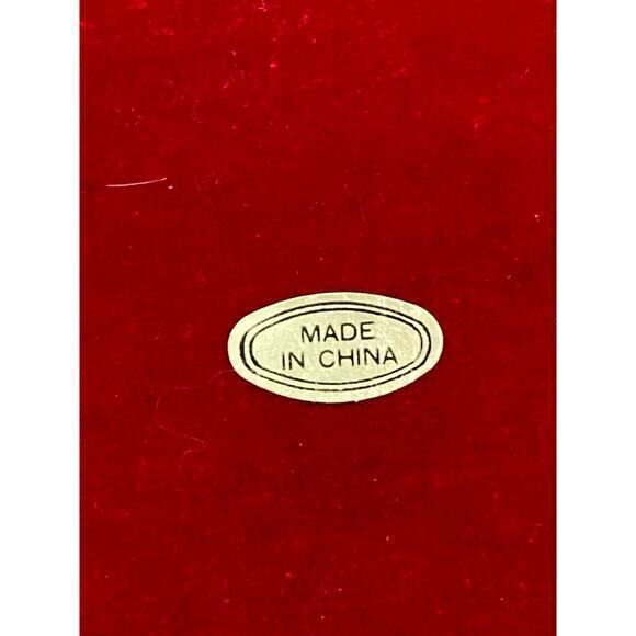 Vintage Hand Knitted Santa Claus Christmas Stocking 17in Green Red Holiday Decor - Picture 11 of 12